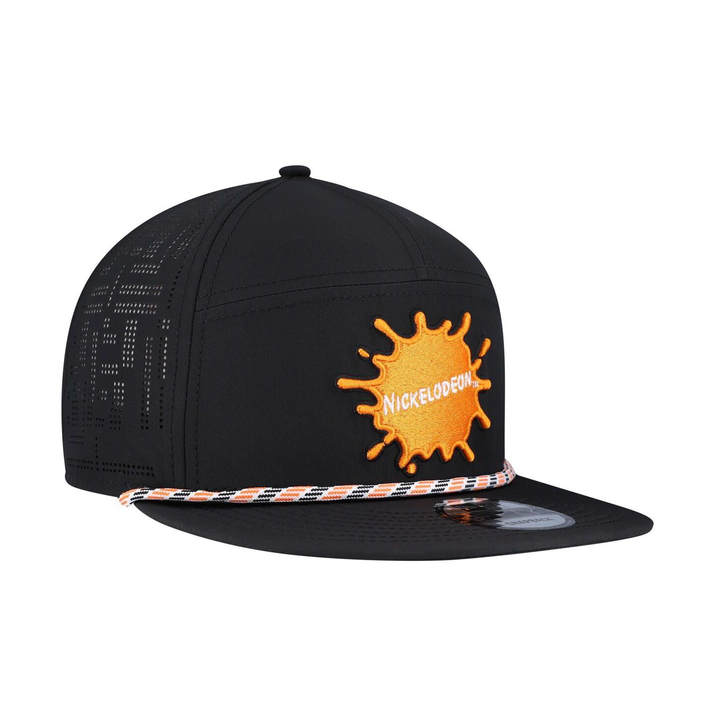 Мужская кепка New Era Black Nickelodeon Rope Trucker 9FIFTY Adjustable Hat — фото 3