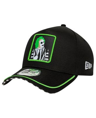 New Era - Men's Black Beetlejuice Green Piping 9FORTY Adjustable Hat