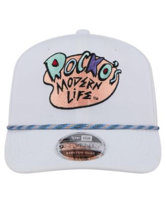 Мужская белая шляпа Rocko's Modern Life Rope 9SEVENTY с регулируемой застежкой-молнией, новая эра.