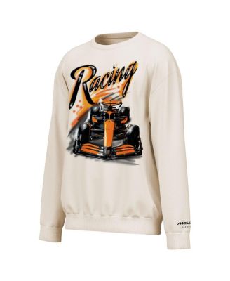 Верхняя одежда Мужская кремовая толстовка-пуловер McLaren F1 Team Drive с быстрой стиркой