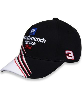 Checkered Flag Sports - Men's Black/White Dale Earnhardt Good Wrench Reverse Swoosh Adjustable Hat