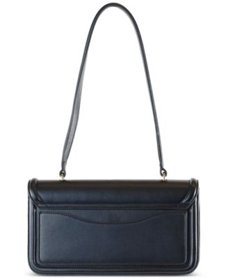 Loraine Embossed Lizard Flap Shoulder Bag