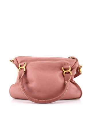 Medium Marcie Satchel Leather