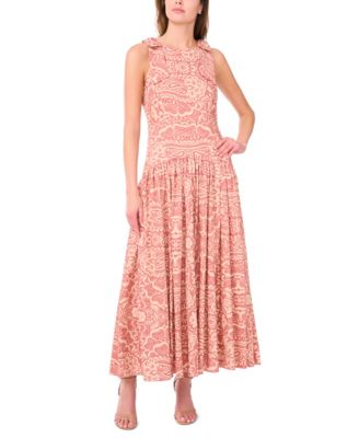 CeCe - Women's Sleeveless High-Low Maxi Dress