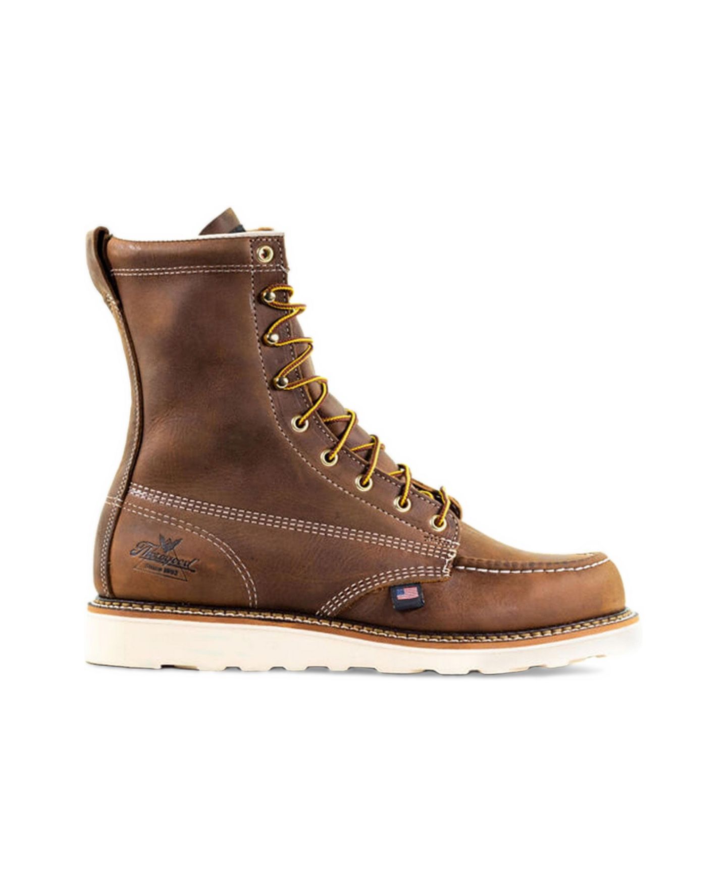Мужские ботинки Thorogood 1957 Series Waterproof Safety Toe 8" Moc Toe Work Boots for Men, цвет: Crazyhorse — фото 1