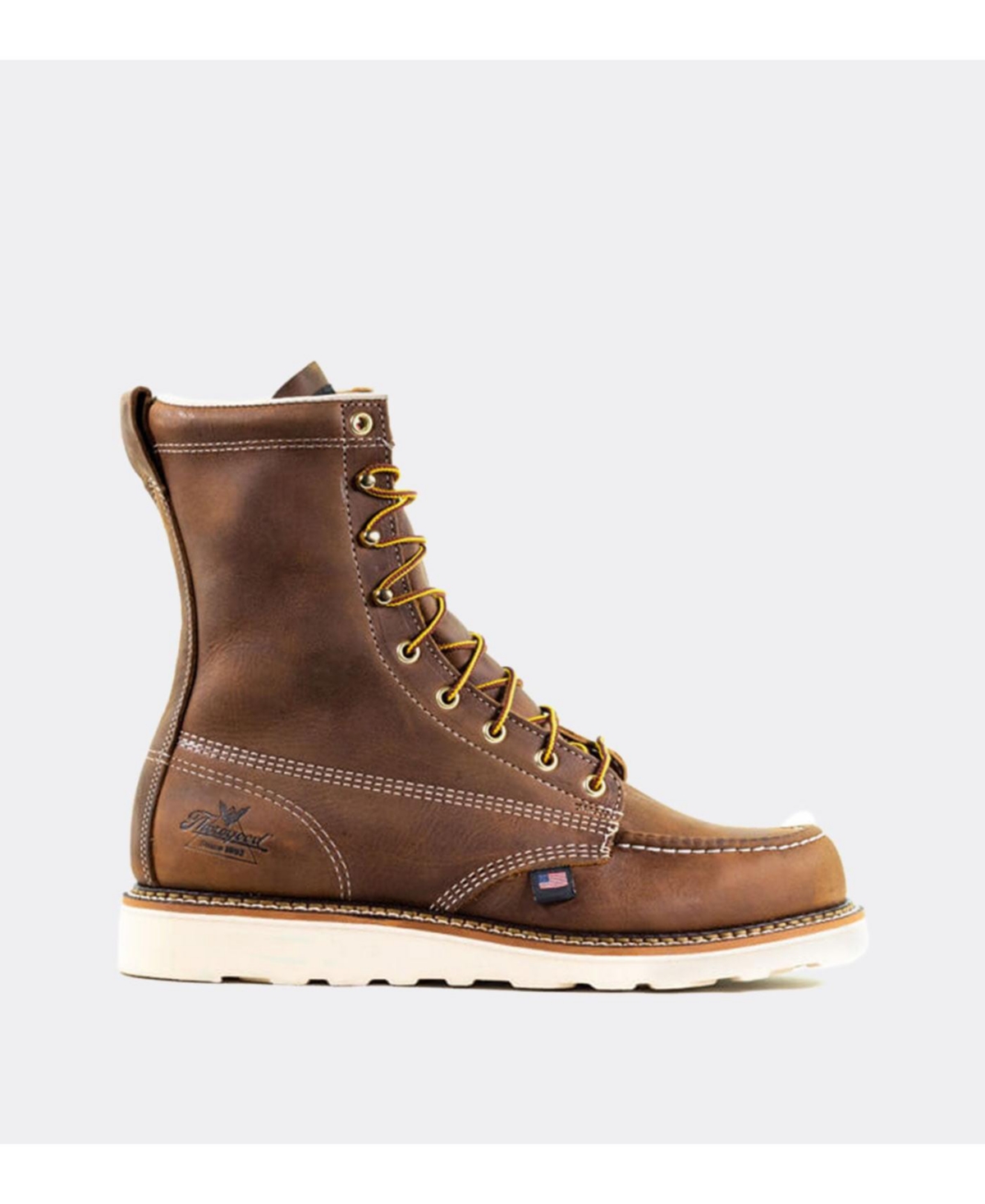 Men's1957 Series Waterproof Safety Toe 8" Moc Toe Work Boots for Men - Crazyhorse