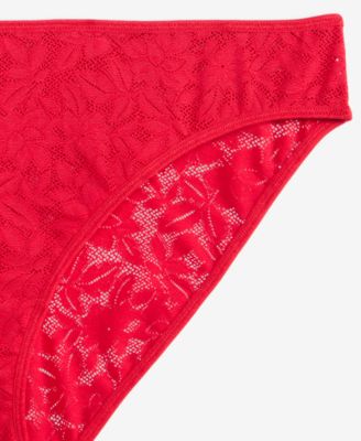 Women's Mesh Lace Bikini Underwear, Exclusively at Macy's