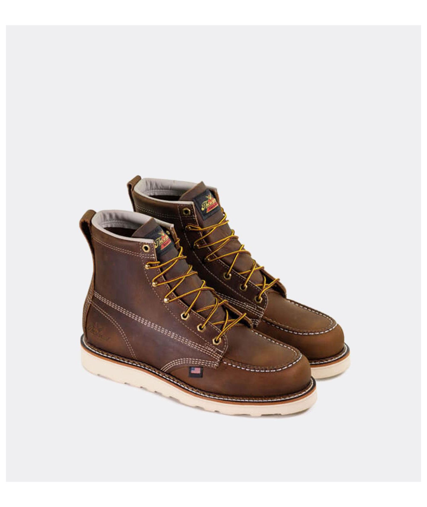 Мужские ботинки Thorogood American Heritage 6" Moc Toe Work Boots for Men, цвет: Crazyhorse — фото 4