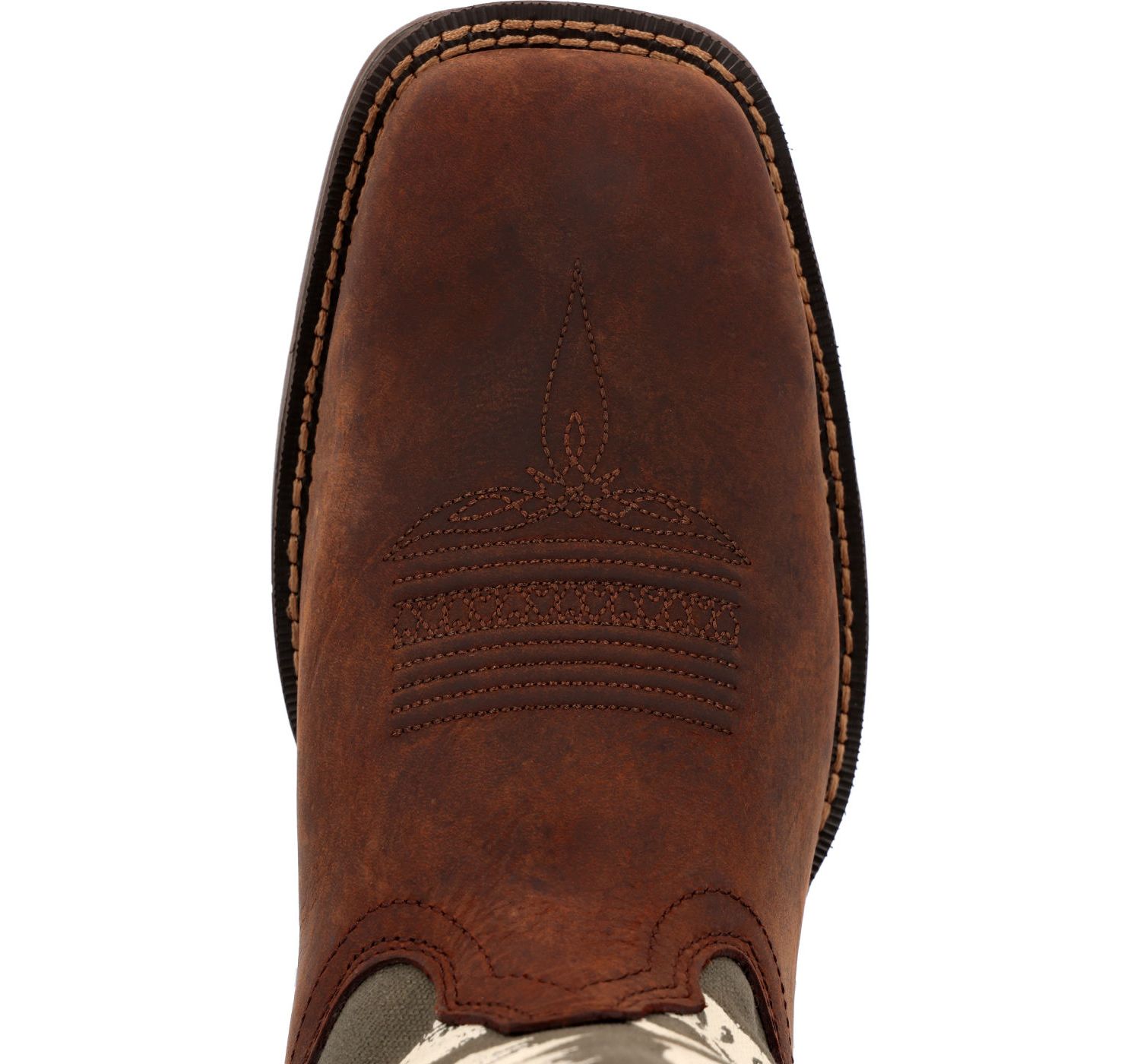 Men's Rebel by Army Green USA Print Western Boot