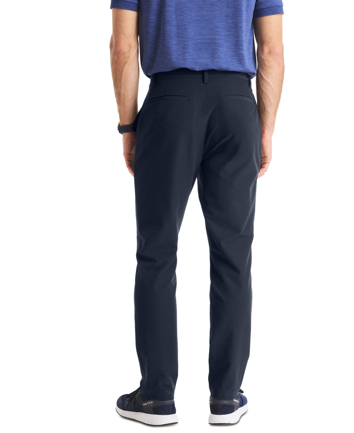 Nautica Men's Flat-Front Performance Pants