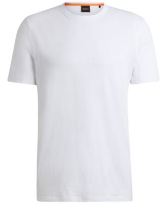 Men's Cotton Slub Logo Detail T-Shirt