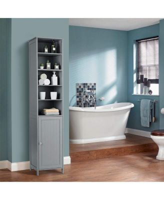 72 Inches Tall Freestanding Bathroom Storage Cabinet