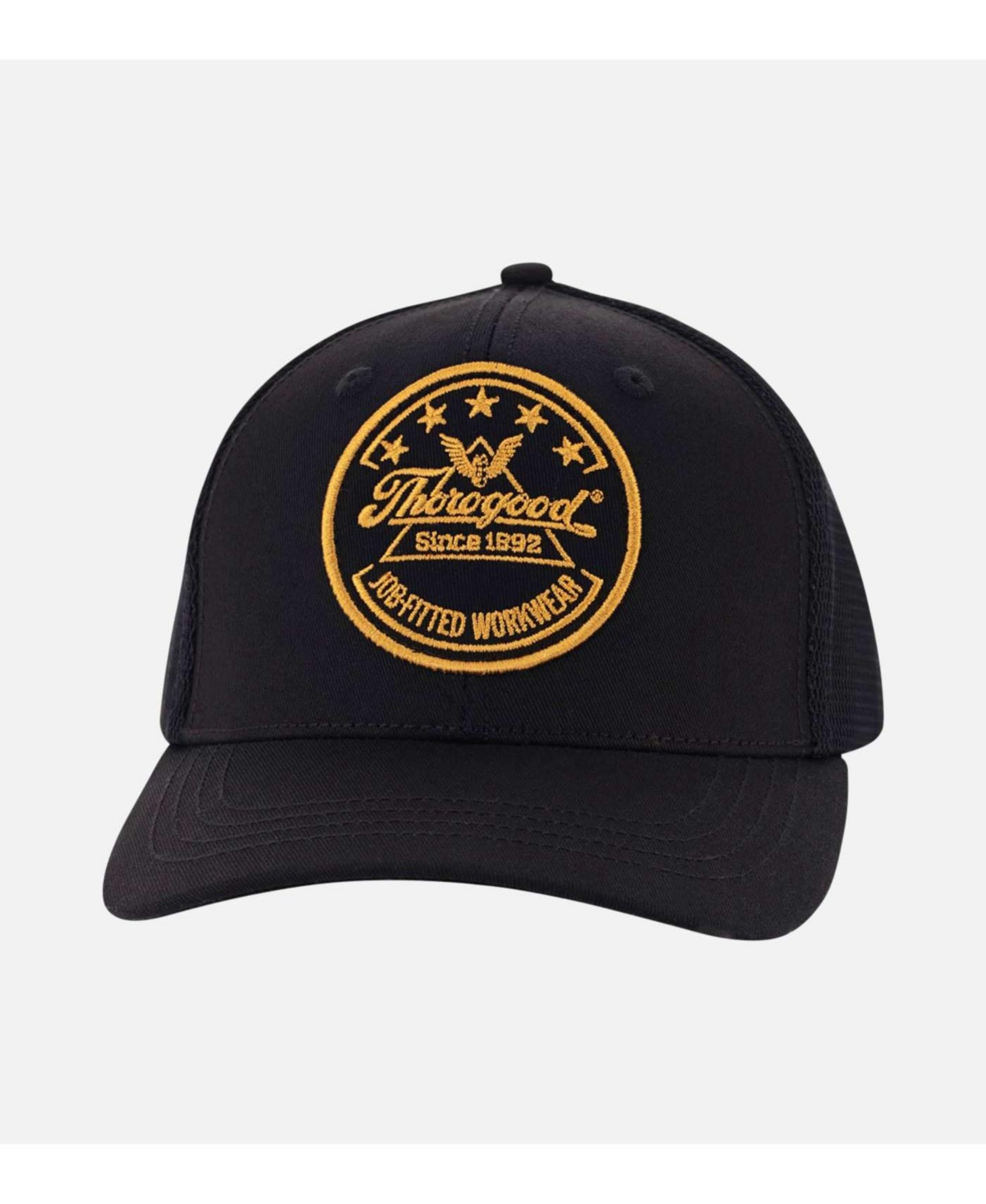 Men's Job-Fitted Workwear Hat - Black