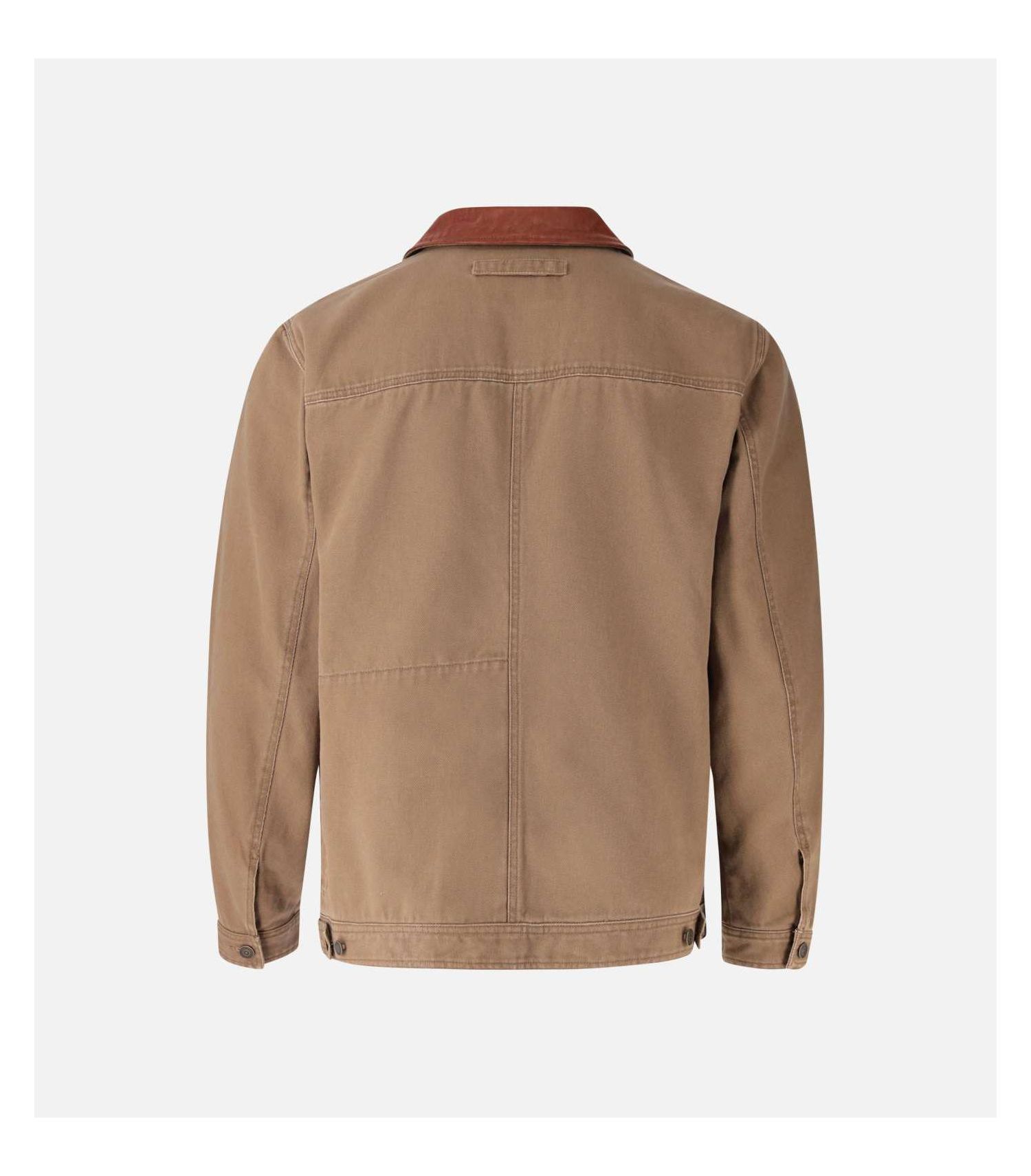 Men's Stone Wash Canvas Trucker Jacket