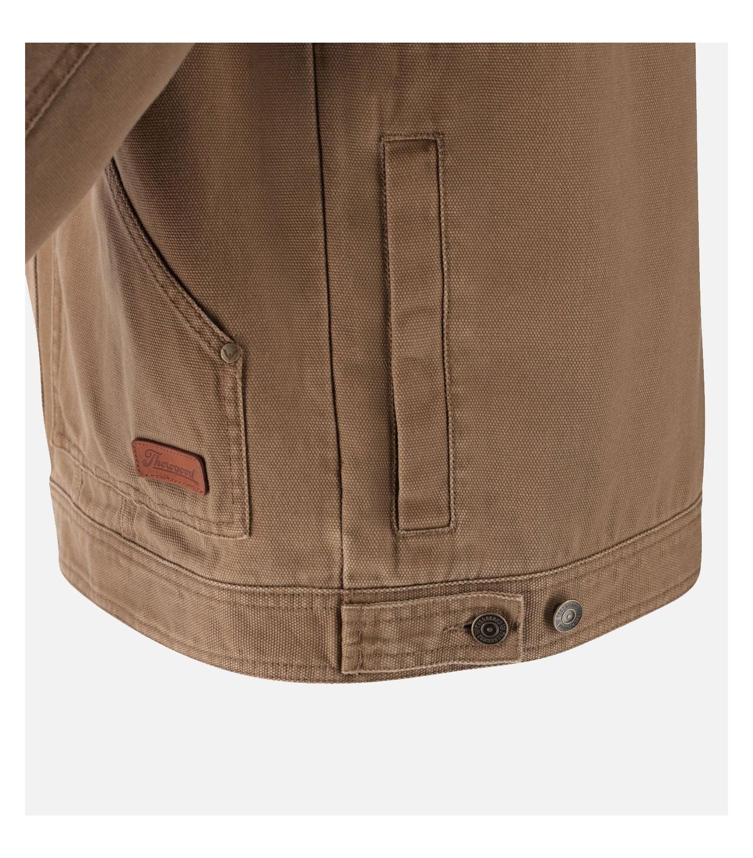 Big & Tall Men's Stone Wash Canvas Trucker Jacket