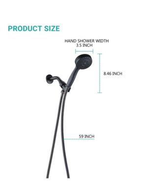 Shower Head with Handheld High Pressure, 5 Mode Adjustable, with Hose High Pressure Shower Heads