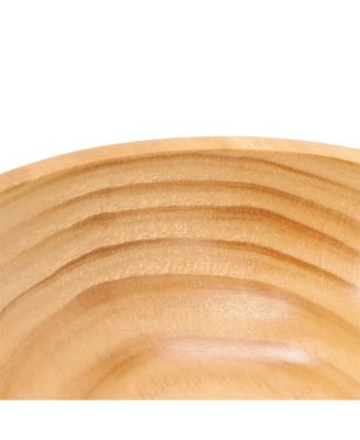 MegaChef 7 Inch Bamboo Wood Serving Bowl