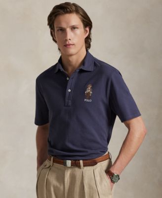 Polo Ralph Lauren - Men's Classic-Fit Polo Bear Mesh Polo Shirt