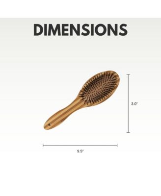 Dual-Sided Natural Bamboo Wood Dog Brush - Ergonomic, Durable & Versatile