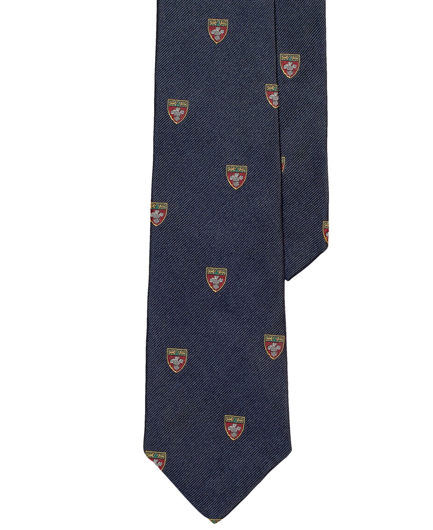 Men's Silk Repp Narrow Club Tie