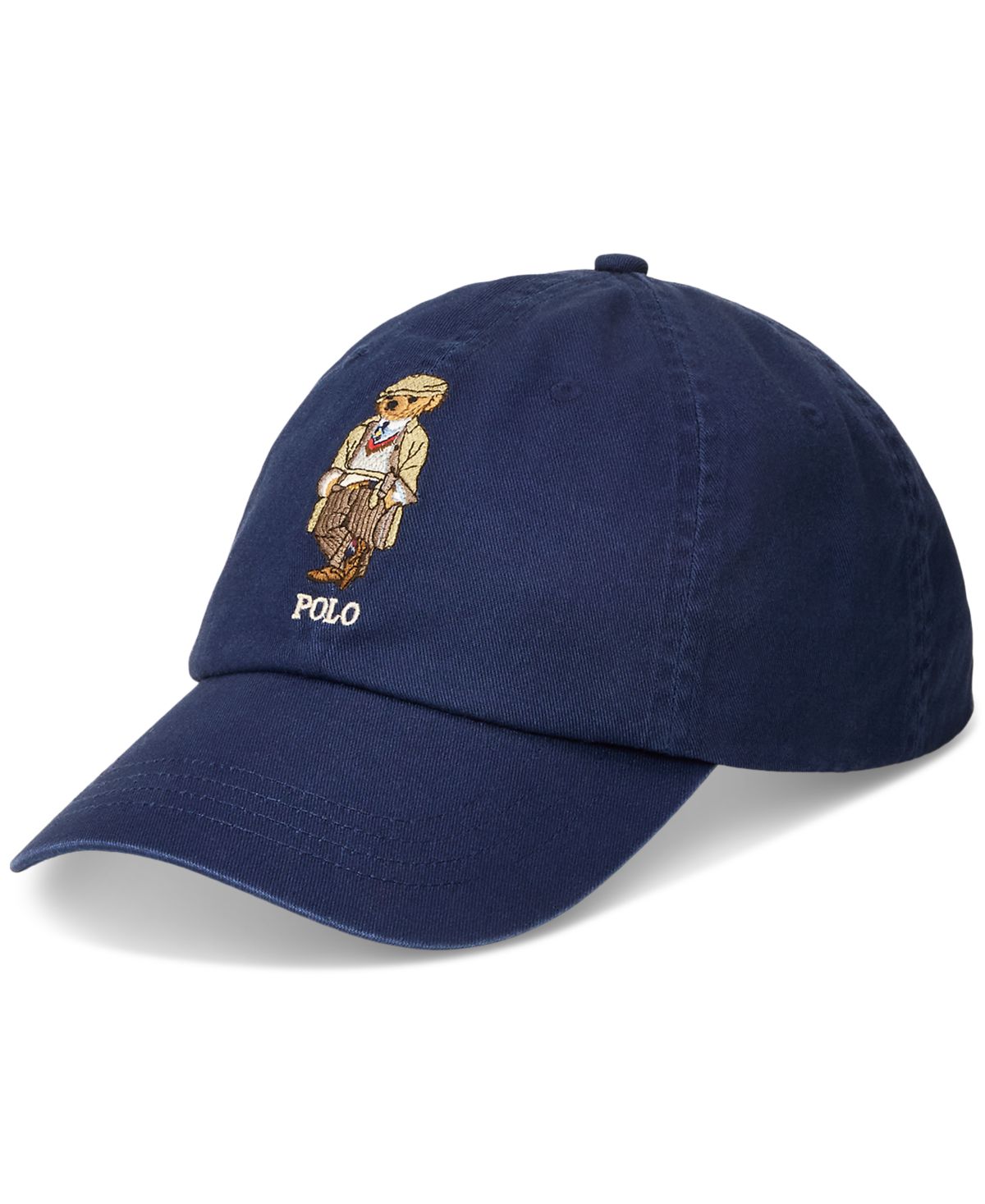 Мужская бейсболка Polo Bear из саржи