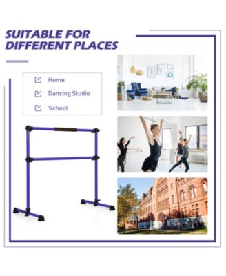 4 Feet Portable Ballet Barre with Adjustable Height
