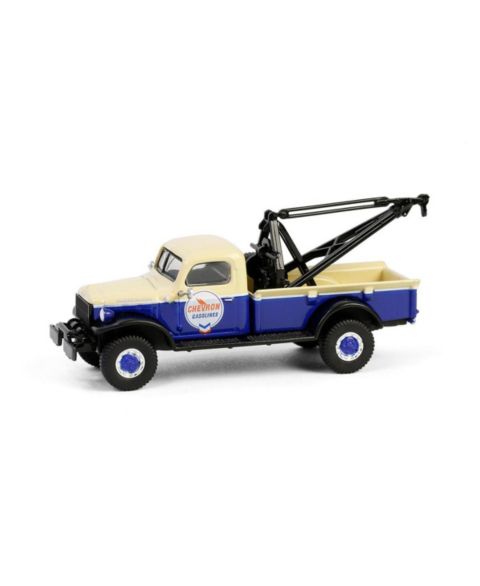 Детская игрушка Greenlight 1/64 Scale Chevron 1948 Dodge Power Wagon Wrecker Die-Cast Toy Vehicle