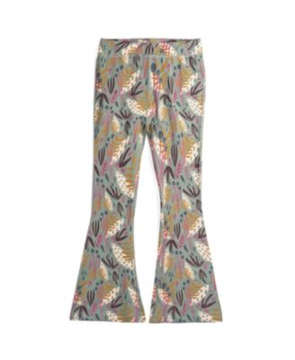 Toddler Girls Fair Trade Organic Cotton Flare Leggings Yoga Pant