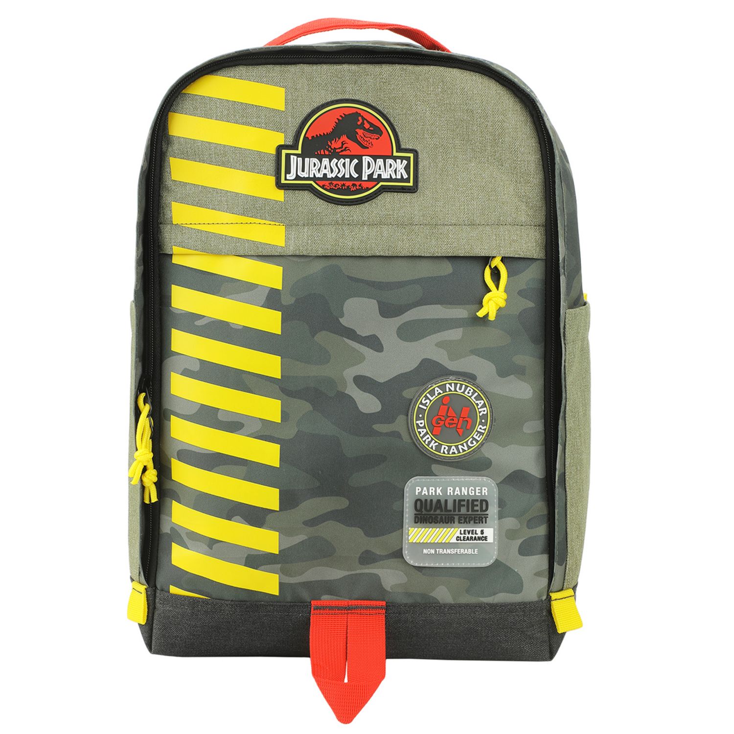 Logo 16" Tan and Camo Backpack