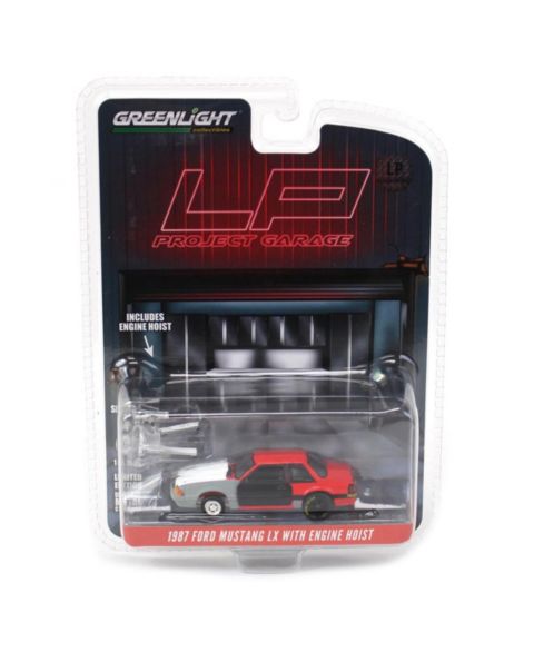 Детская игрушка Greenlight 1/64 Scale 1987 Ford Mustang LX Limited Edition Project Car Diecast