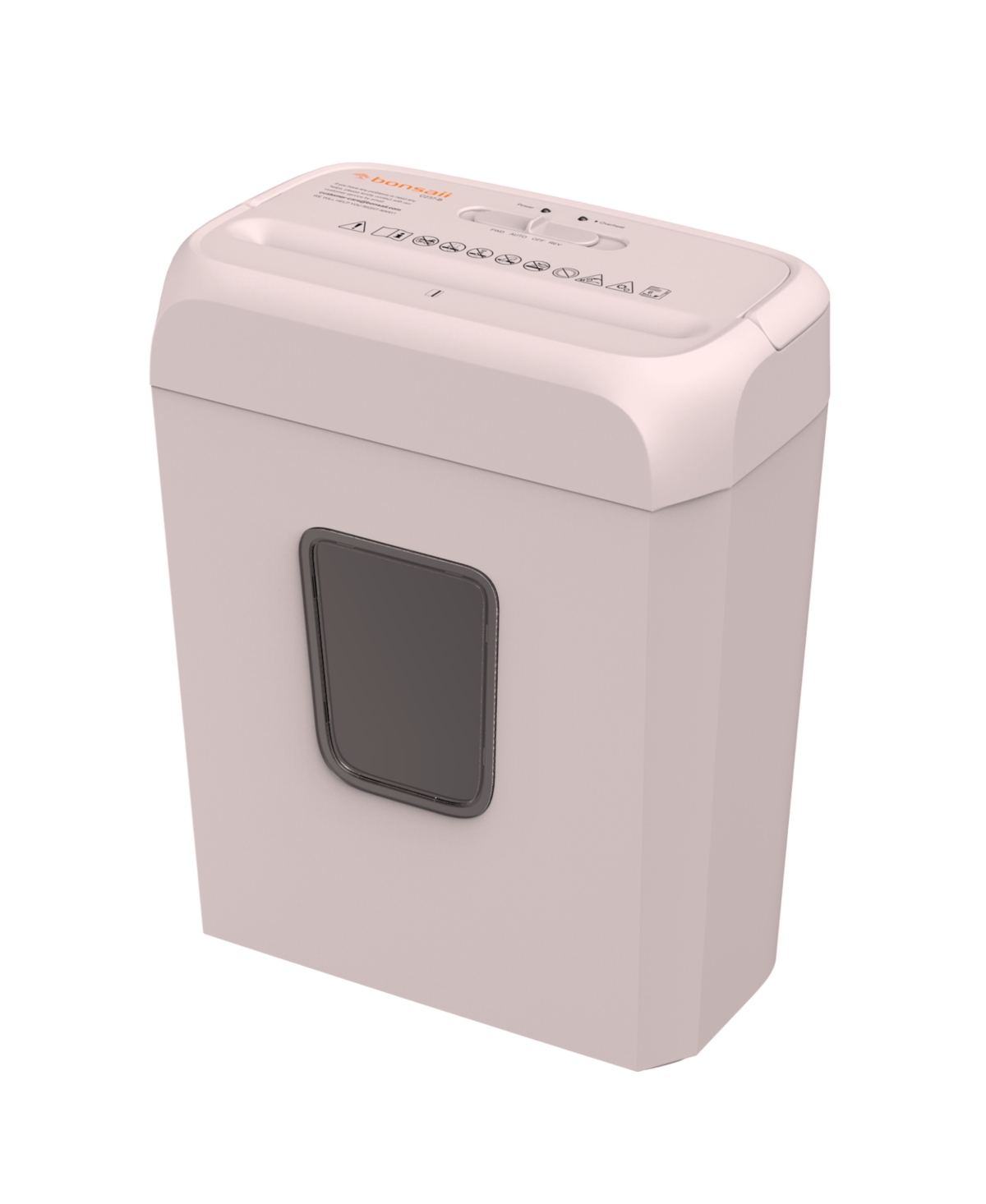 Pink Shredder, Compact for Office, Cross-Cut 6 Sheets, Security Shredding, Shreds Cards & Mail, 3.4-Gallon Bin - Pink