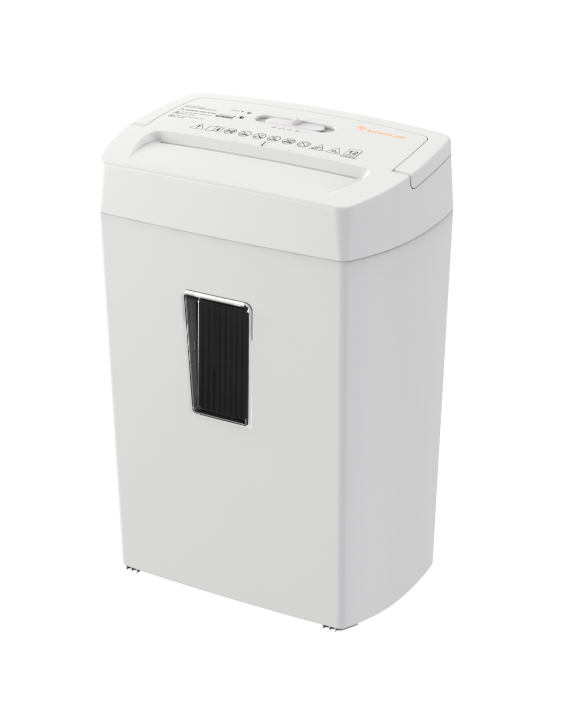 Heavy-Duty Cross-Cut Shredder, Handles up to 12 Sheets at Once, Providing P-4 high Security, Credit Cards, Mail & taples, 5.5-Gallon bin with