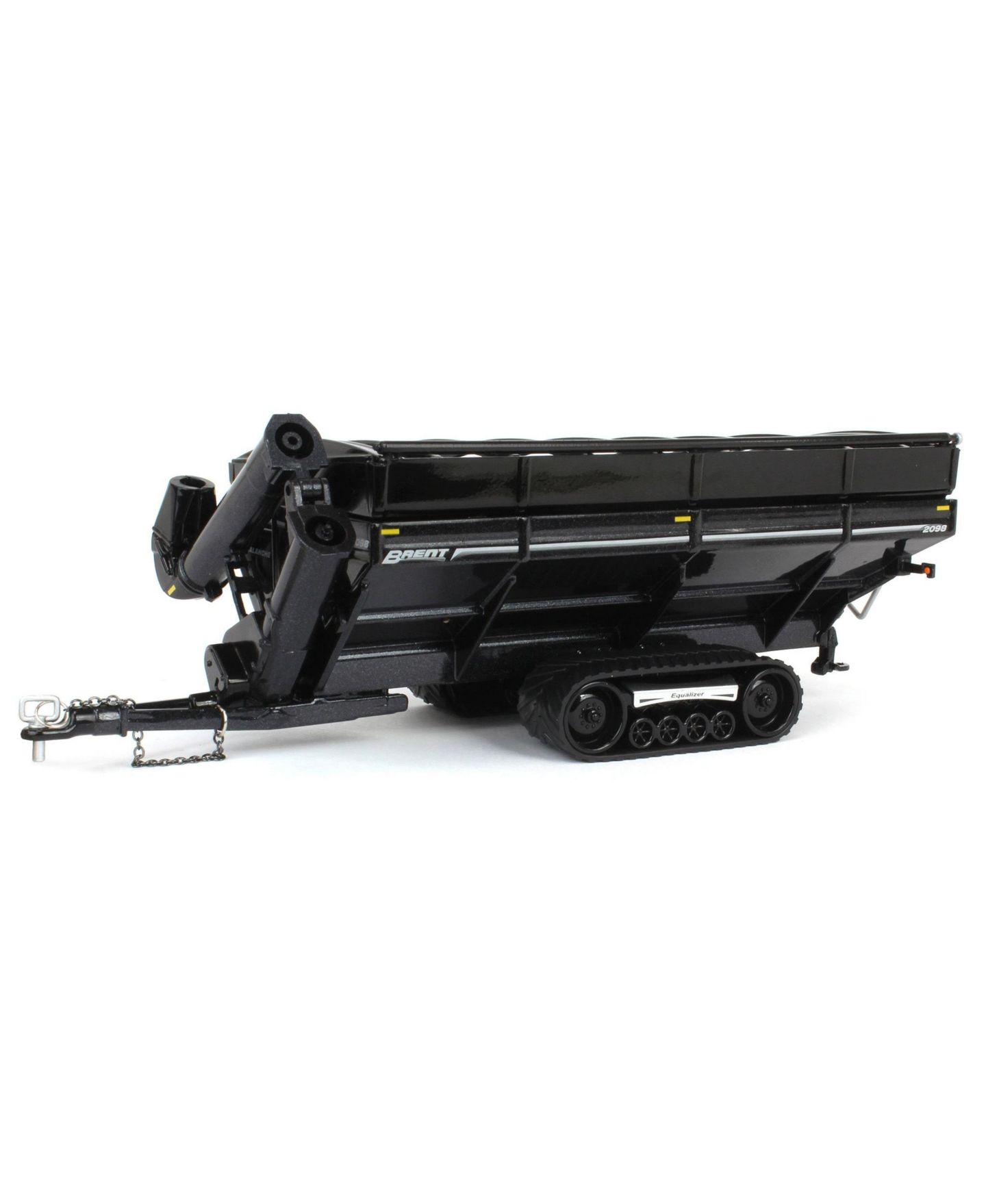 Детская игрушка Spec Cast 1/64 Brent 2098 Grain Cart with Equalizer Tracks, Metallic Black — фото 1
