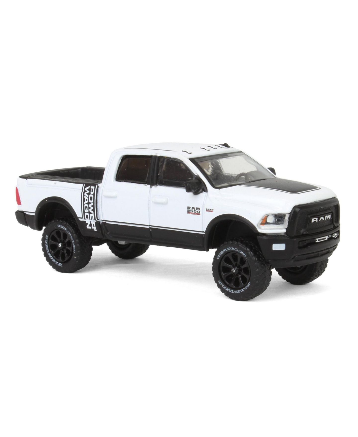 Коллекционная модель Greenlight Ram 2500 Power Wagon 2017 с лифтом, 1/64, белая — фото 2