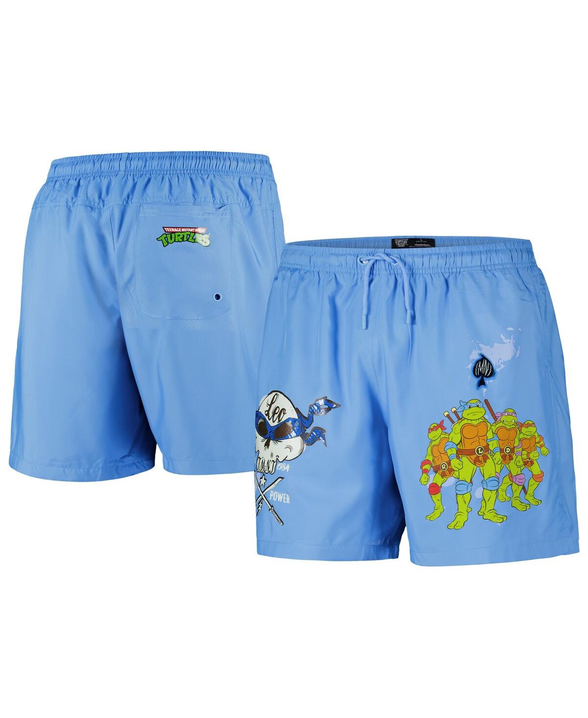 Men's Blue Leonardo Teenage Mutant Ninja Turtles Turtle Power Shorts - Blue
