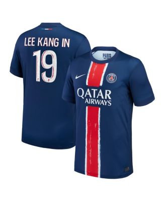 Nike - Big Boys and Girls Lee Kang In Navy Paris Saint-Germain 2024/25 Replica Player Jersey