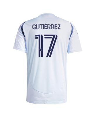 Men's Brian Gutierrez Light Blue Chicago Fire 2025 The Municipal Kit Replica Player Jersey