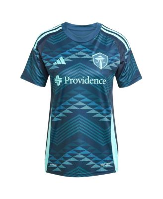 Women's Pedro de la Vega Blue Seattle Sounders FC 2025 The Salish Sea Kit Replica Player Jersey