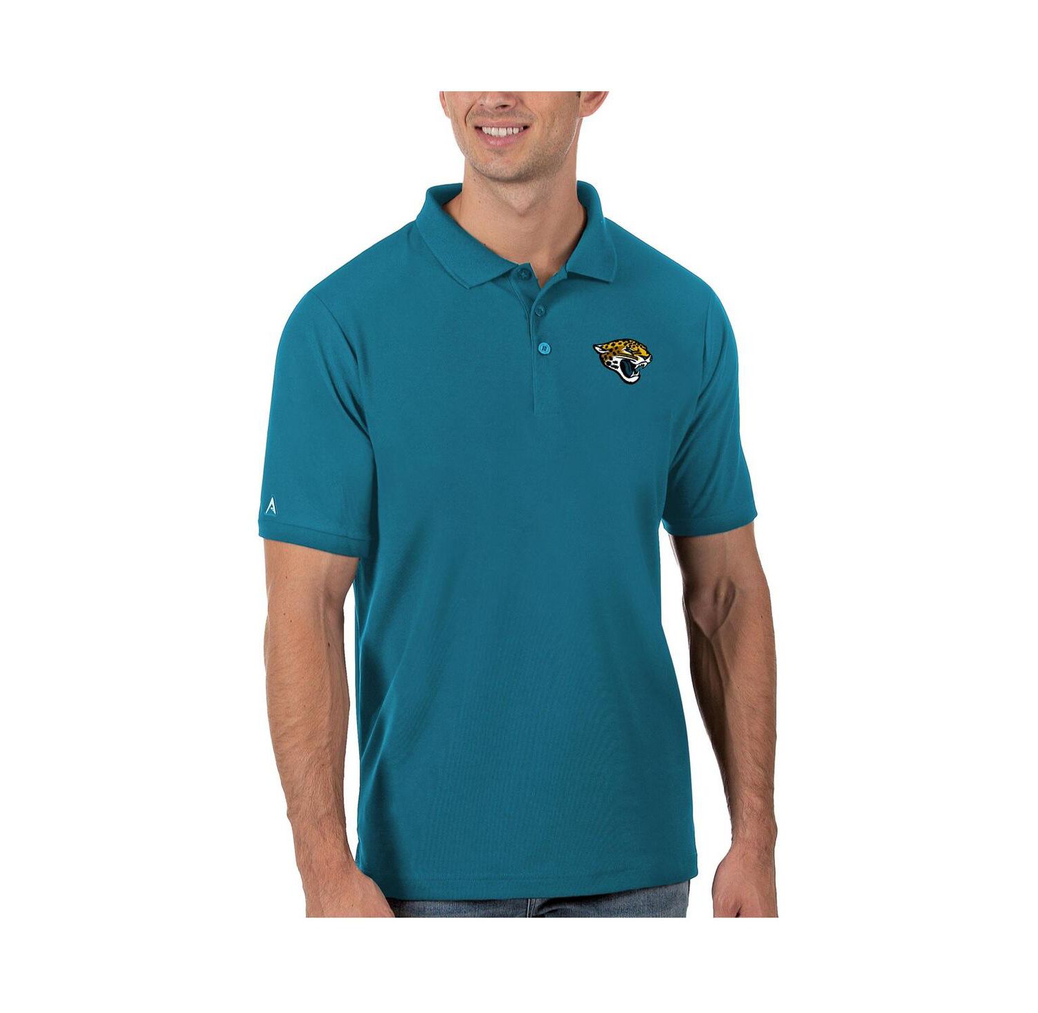 Men's Teal Jacksonville Jaguars Legacy Pique Polo Shirt