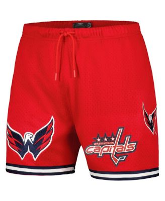Мужские классические сетчатые шорты Pro Standard красного цвета от Washington Capitals