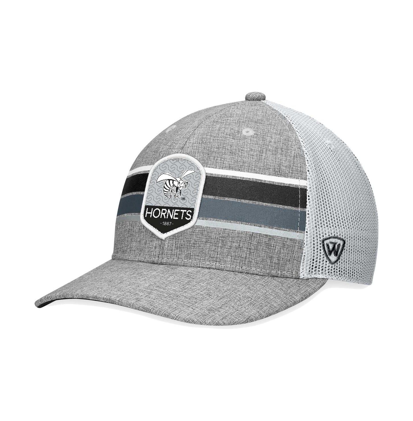 Мужская кепка Top of the World Heather Gray Alabama Crimson Tide Essential Trucker Adjustable Hat — фото 1