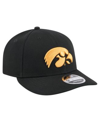 Men's Black Iowa Hawkeyes Low Profile 9FIFTY Snapback Hat