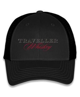 JR Motorsports Official Team Apparel Men's Black Justin Allgaier Traveler Whiskey Sponsor Adjustable Hat