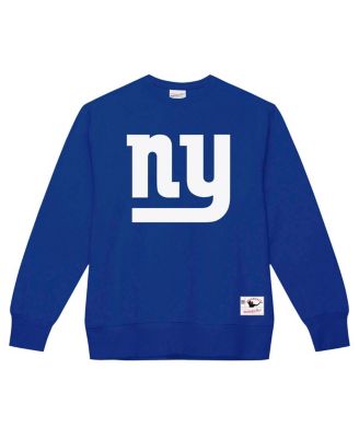 Мужская толстовка-пуловер из флиса Mitchell & Ness Royal New York Giants Basic