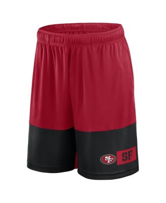 Men's Scarlet/Black San Francisco 49ers Big Tall Best of the Best Performance Shorts