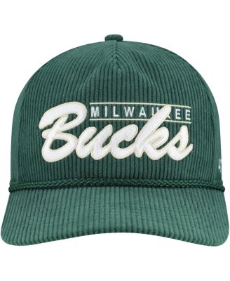 Брендовая мужская зеленая шляпа Milwaukee Bucks 47-го года выпуска с двойной нашивкой сбоку и регулируемой застежкой на шнур.