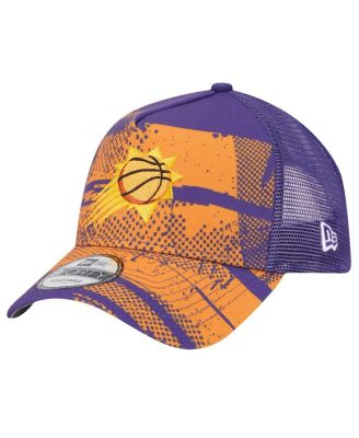 Men's Purple/Orange Phoenix Suns Tip Off A-Frame Trucker 9FORTY Adjustable Hat