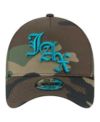 Men's Camo Jacksonville Jaguars Mystic Camo A-Frame 9FORTY Adjustable Hat