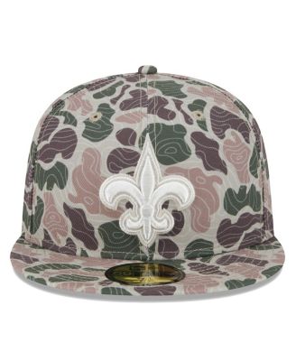 Мужская приталенная шляпа New Era New Orleans Saints Geo Camo 59 размера 