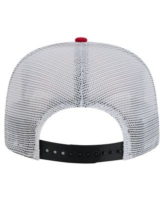 Men's Scarlet/Black San Francisco 49ers Throwback Dye Golfer Snapback Hat